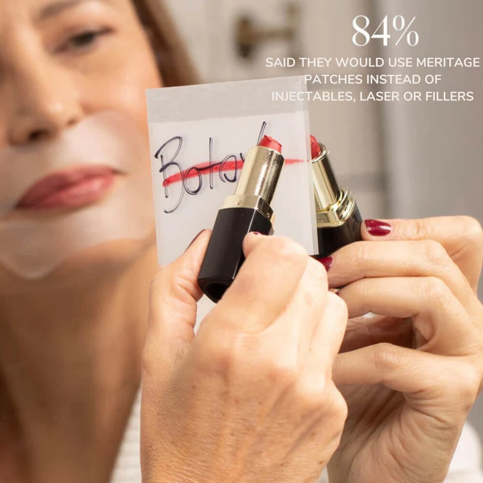 Vertical Lip Line Patches – Medical-Grade Silicone Smoothers
